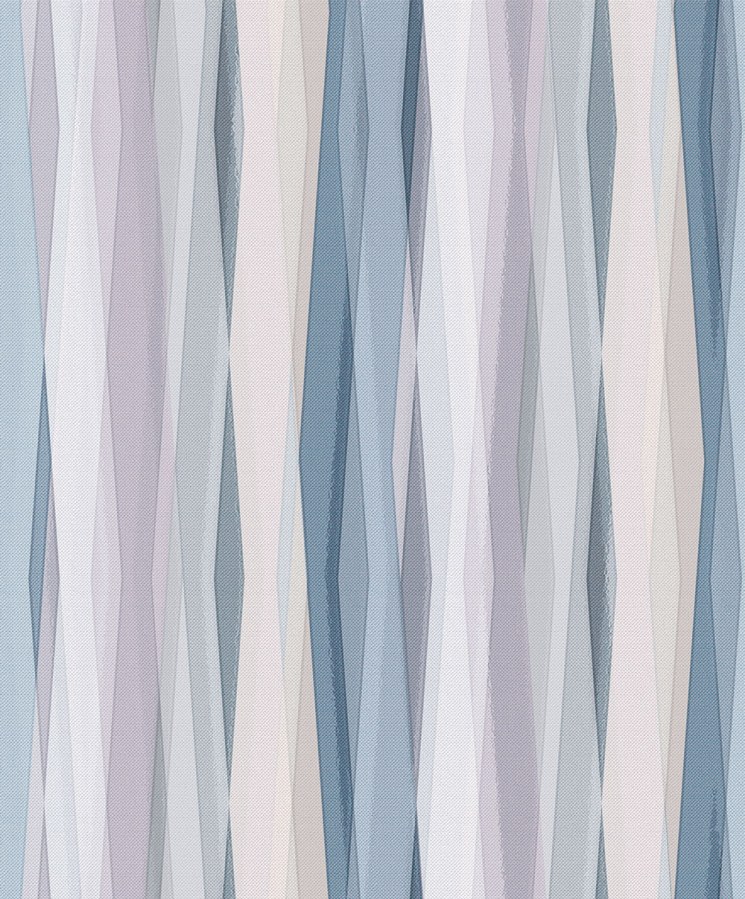 Vliesová tapeta na zeď, šedo-modrá, grafický vzor, 89009, Naomi, Novamur - Novamur