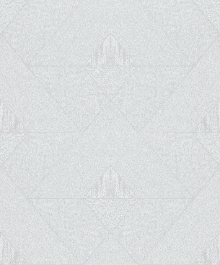 Geometrická vliesová tapeta na zeď, bílá, 82545, Naomi, Novamur - Novamur