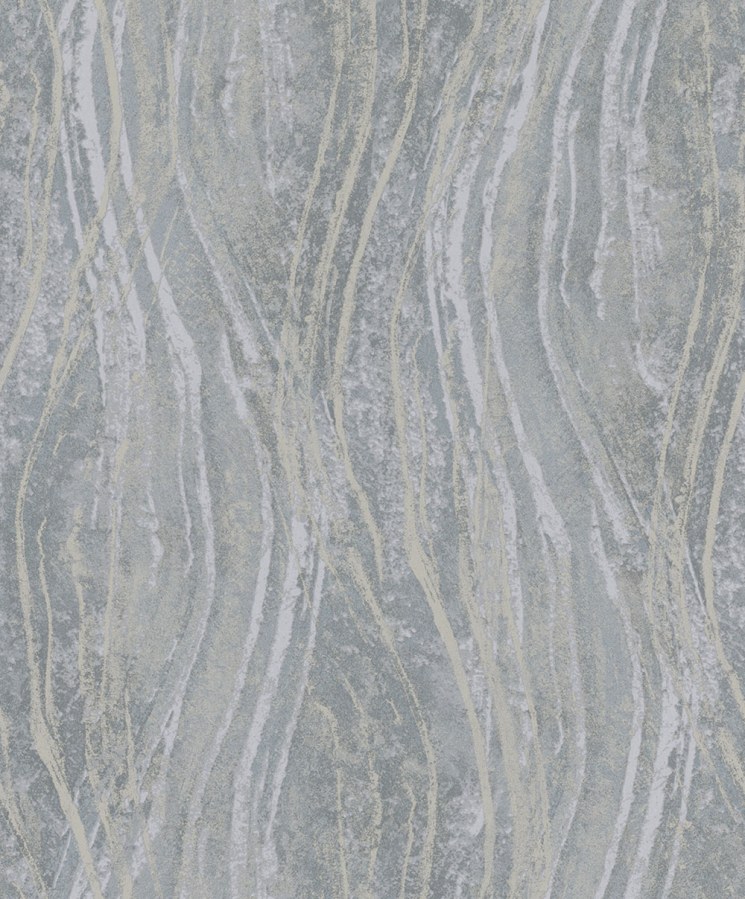 Vliesová tapeta na zeď, šedo-béžová, textura, vlny, 82494, Naomi, Novamur