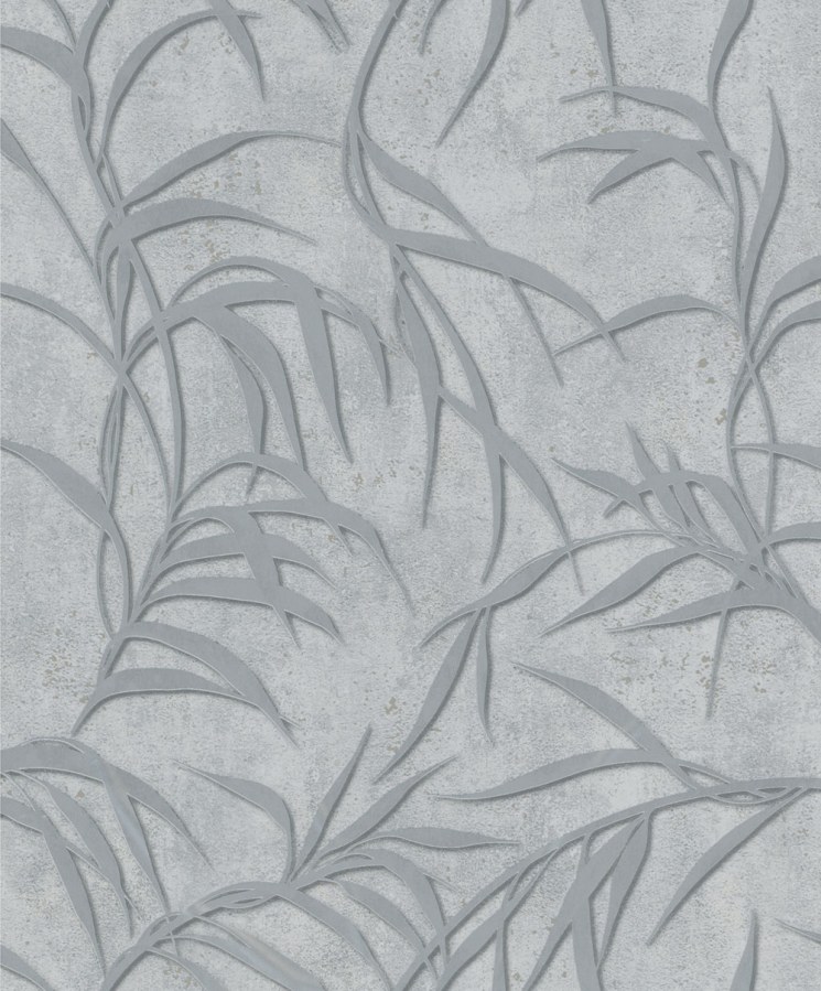 Tapety Yara - Marburg - Vliesová tapeta na zeď, šedo-stříbrná, listy, 34287, City Glow, Marburg Vliesová tapeta na zeď, šedo-stříbrná, listy, 34287, City Glow, Marburg - Marburg