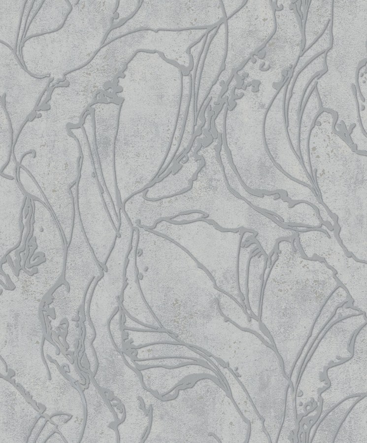 Vliesová tapeta na zeď, šedo-stříbrná, abstraktní vzor, 34254, City Glow, Marburg