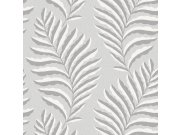 Vliesová tapeta na zeď, šedá, listy, Z70728, Marrakech, Zambaiti Parati Tapety Yara - Zambaiti Parati