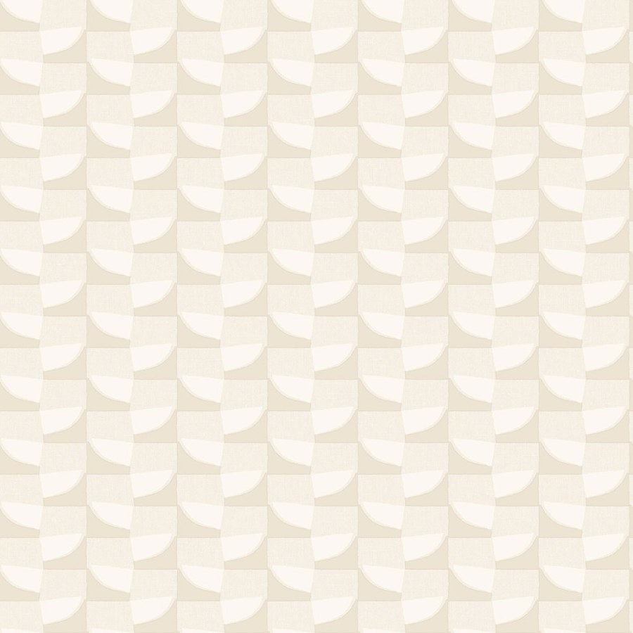 Vliesová tapeta na zeď, krémová, zelená, geometrický vzor, Z70726, Marrakech, Zambaiti Parati - Zambaiti Parati