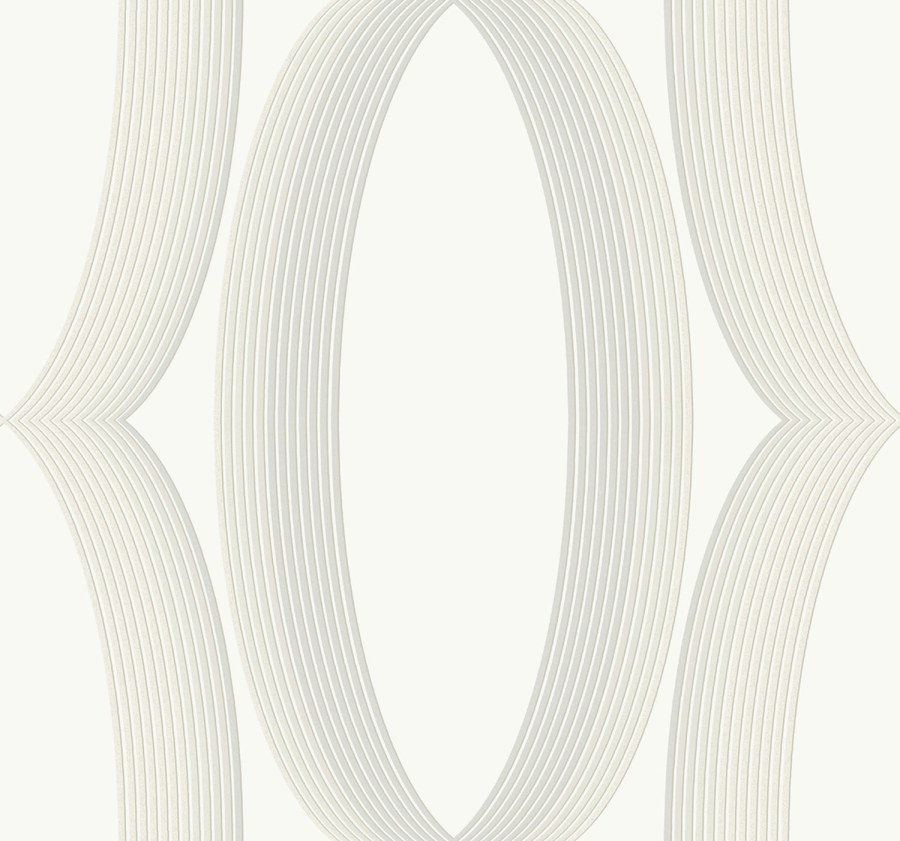 Bílá vliesová tapeta na zeď, geometrický vzor, EV3981, Candice Olson Casual Elegance, York - York