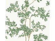 Bílá vliesová tapeta s větvičkami, BL1801, Blooms Second Edition Resource Library, York