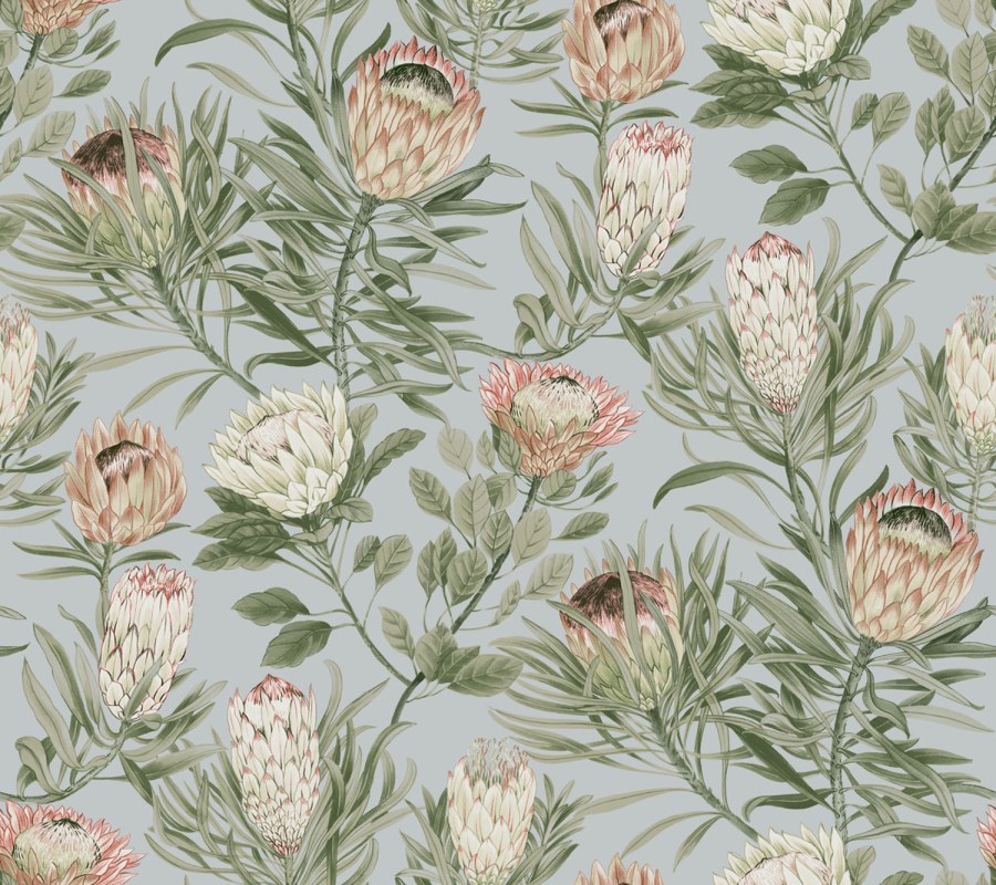 Tapety Yara - York - Modrá vliesová květinová tapeta na zeď, BL1755, Blooms Second Edition Resource Library, York Modrá vliesová květinová tapeta na zeď, BL1755, Blooms Second Edition Resource Library, York - York