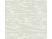 Šedo-zelená vliesová tapeta na zeď, bílé linie, EV3934, Candice Olson Casual Elegance, York