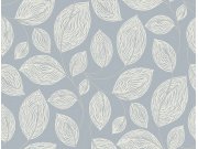 Tapety Yara York - Modro-bílá vliesová tapeta na zeď, listy, EV3925, Candice Olson Casual Elegance, York Modro-bílá vliesová tapeta na zeď, listy, EV3925, Candice Olson Casual Elegance, York