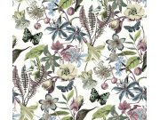 Vliesová tapeta s květinami a motýly, BL1721, Blooms Second Edition Resource Library, York