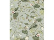 Šedá vliesová tapeta na zeď, květiny, BL1712, Blooms Second Edition Resource Library, York