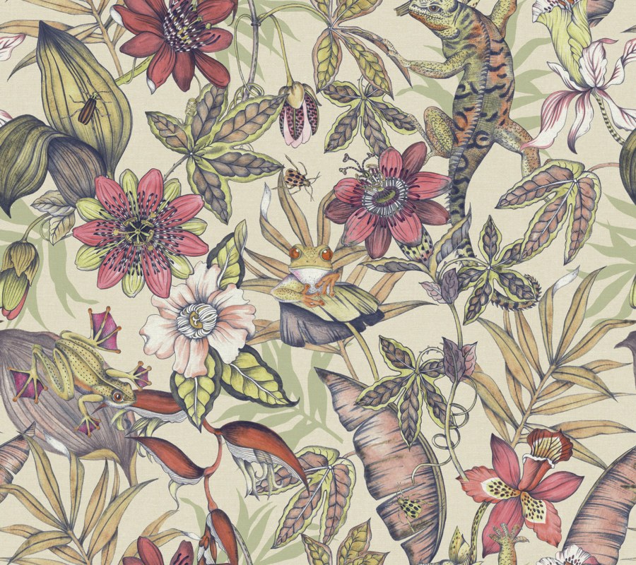 Vliesová tapeta na zeď, tropický les, BL1704, Blooms Second Edition Resource Library, York Vliesová tapeta na zeď, tropický les, BL1704, Blooms Second Edition Resource Library, York