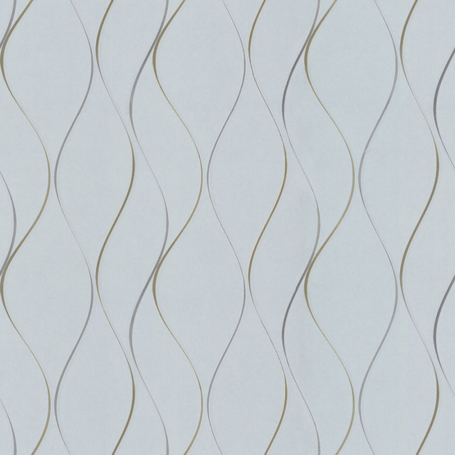 Tapety Yara - York - Luxusní šedo-modrá tapeta, metalické vlnky DD3701, Dazzling Dimensions 2, York Luxusní šedo-modrá tapeta, metalické vlnky DD3701, Dazzling Dimensions 2, York - York