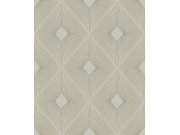 Šedo-zlatá geometrická vliesová tapeta na zeď, MD7133, Modern Metals, York