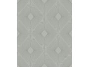 Šedo-stříbrná geometrická vliesová tapeta na zeď, MD7132, Modern Metals, York