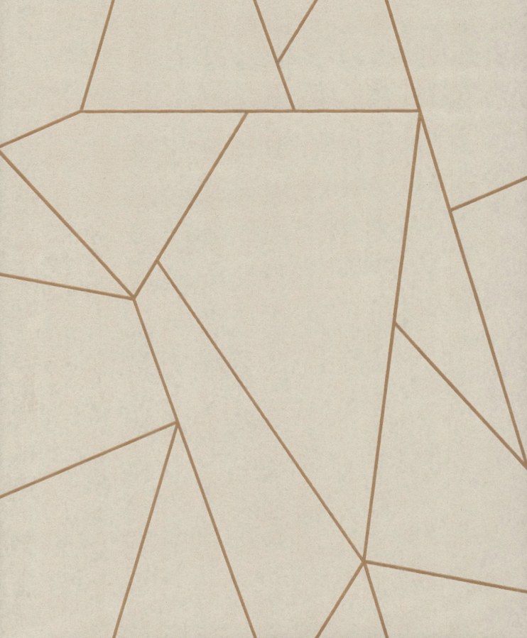 Béžovo-zlatá geometrická vliesová tapeta na zeď, NW3500, Modern Metals, York Béžovo-zlatá geometrická vliesová tapeta na zeď, NW3500, Modern Metals, York
