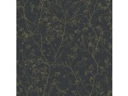 Černá vliesová tapeta se zlatými větvičkami DD3811, Dazzling Dimensions 2, York