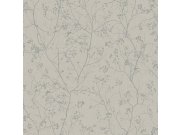 Šedá vliesová tapeta se stříbrnými větvičkami DD3814, Dazzling Dimensions 2, York