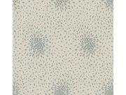 Béžovo-stříbrná vliesová tapeta s listy, MD7105, Modern Metals, York