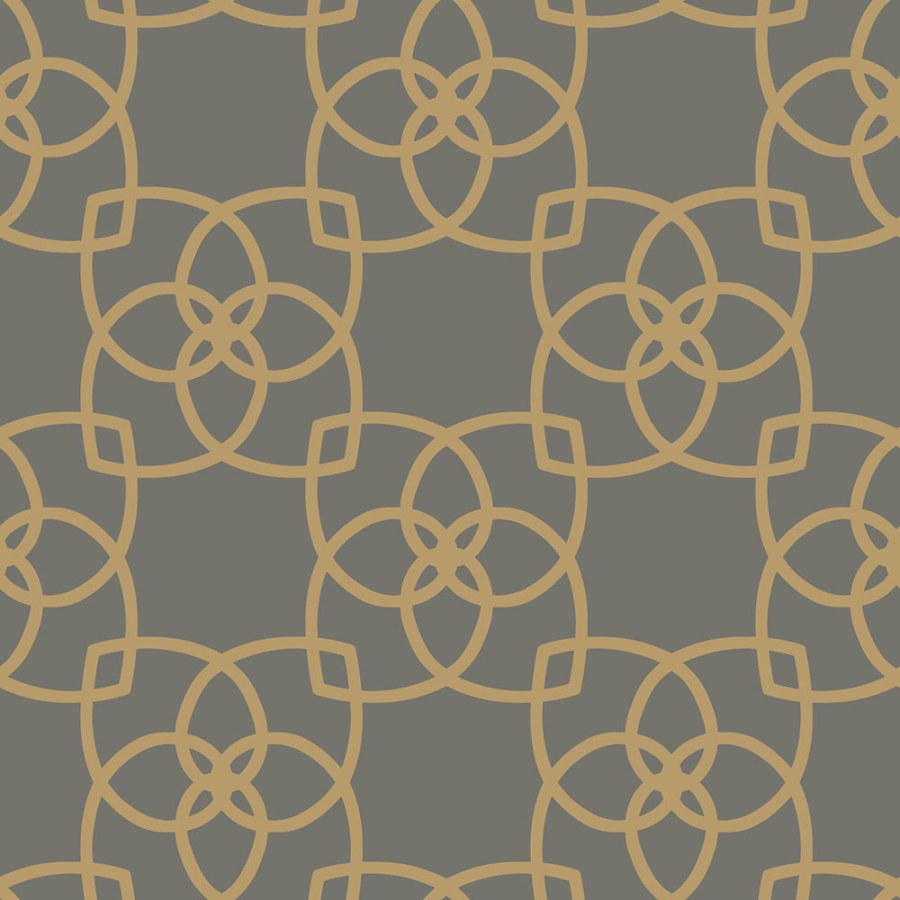 Luxusní hnědozlatá vliesová tapeta s ornamenty Y6200204, Dazzling Dimensions 2, York