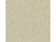 Béžovo-zlatá žíhaná vliesová tapeta na zeď, MD7152, Modern Metals, York