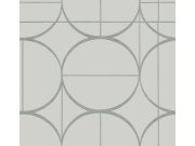 Šedo-stříbrná geometrická vliesová tapeta na zeď, MD7205, Modern Metals, York