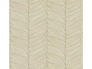 Šedo-zlatá vliesová tapeta na zeď, listy, MD7162, Modern Metals, York Tapety Yara - York