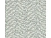 Modro-stříbrná vliesová tapeta na zeď, listy, MD7165, Modern Metals, York Tapety Yara - York