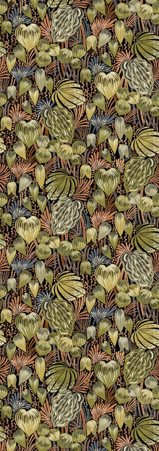 Vliesová obrazová tapeta na zeď, listy, DGYSA1041-300, Mysa, Khroma by Masureel - Khroma by Masureel