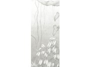 Šedá vliesová fototapeta na zeď, Listy, stromy, DG3MOE1011, Wall Designs III, Khroma by Masureel