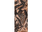 Hnědá vliesová fototapeta na zeď, Listy, DG3GRA1022, Wall Designs III, Khroma by Masureel