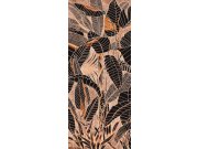 Hnědá vliesová fototapeta na zeď, Listy, DG3GRA1021, Wall Designs III, Khroma by Masureel