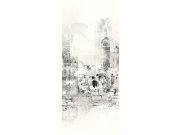 Šedá vliesová fototapeta na zeď, Město, DG3CIT1011, Wall Designs III, Khroma by Masureel