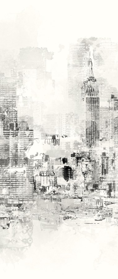 Tapety Yara - Khroma by Masureel - Šedá vliesová fototapeta na zeď, Město, DG3CIT1011, Wall Designs III, Khroma by Masureel Šedá vliesová fototapeta na zeď, Město, DG3CIT1011, Wall Designs III, Khroma by Masureel - Khroma by Masureel