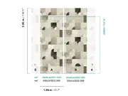 Vliesová geometrická fototapeta na zeď, DGILA2031-300, Aquila, Wall Designs IV, Khroma by Masureel