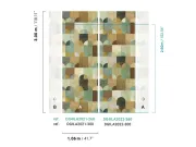 Vliesová geometrická fototapeta na zeď, DGILA2021-300, Aquila, Wall Designs IV, Khroma by Masureel