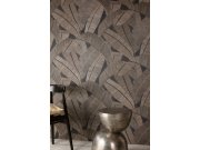 Tapety Yara Masureel - Vliesová tapeta na zeď, černá, stříbrná, RIC203 Serica Masureel Vliesová tapeta na zeď, černá, stříbrná, RIC203 Serica Masureel