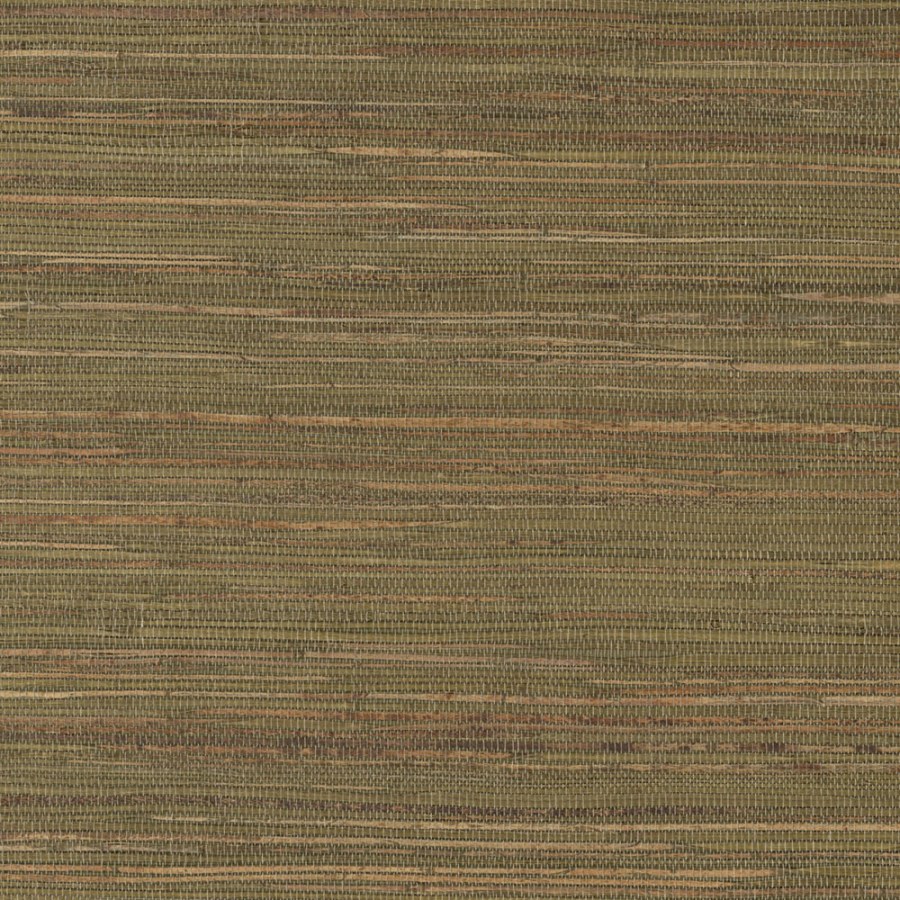 Tapety Yara - Masureel - Přirodní rohož na vliesovém podkladu, zelená, hnědá, RIC404, Serica, Masureel Přirodní rohož na vliesovém podkladu, zelená, hnědá, RIC404, Serica, Masureel - Masureel