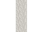 Vliesová obrazová tapeta na zeď, šedá, žlutá, vlnky, DGTRA305-260 Traces, Masureel