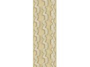 Vliesová obrazová tapeta na zeď, zlatá, béžová, vlnky, DGTRA303-260, Traces, Masureel