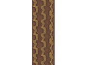 Vliesová obrazová tapeta na zeď, zlatá, hnědá, DGTRA302-300, Traces, Masureel