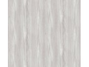 Vliesová tapeta na zeď, šedá, bílá, imitace dýhy, TRA303, Traces, Masureel Tapety Yara - Masureel