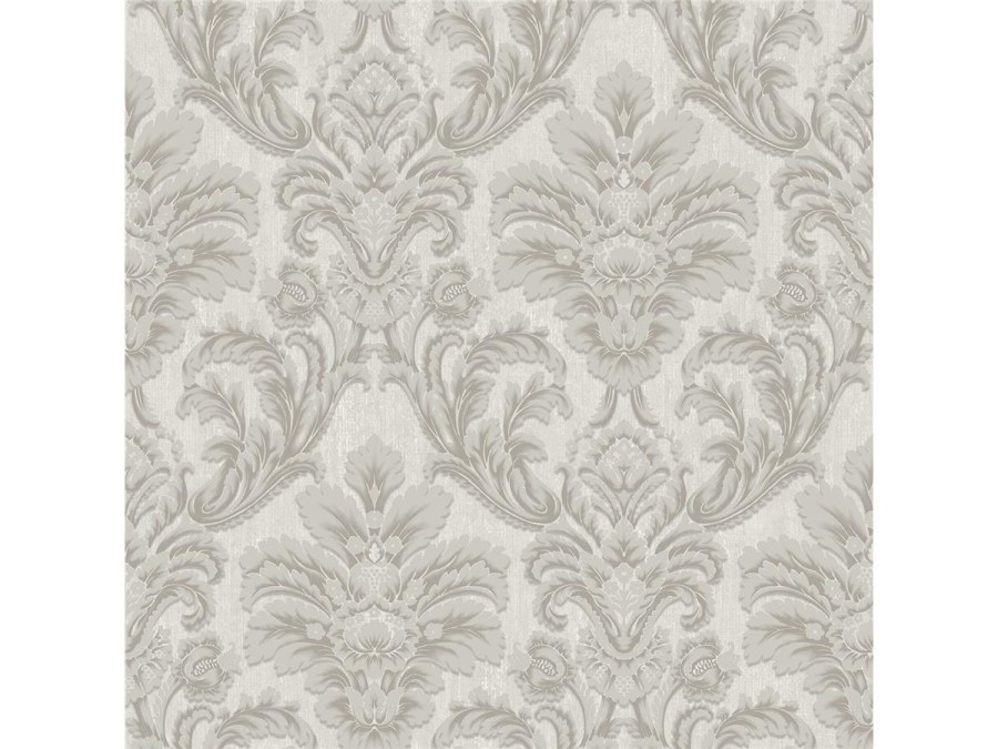 Vliesová zámecká tapeta na zeď, šedá, damaškový vzor, A63703, Grandeco - Grandeco