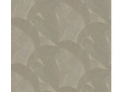 Vliesová tapeta na zeď, šedá, hnědá, listy, RIC206 Serica Masureel Tapety Yara - Masureel