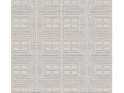 Vliesová tapeta na zeď, imitace látky, obrazce, béžová, šedá, RIC302, Serica, Masureel Tapety Yara - Masureel