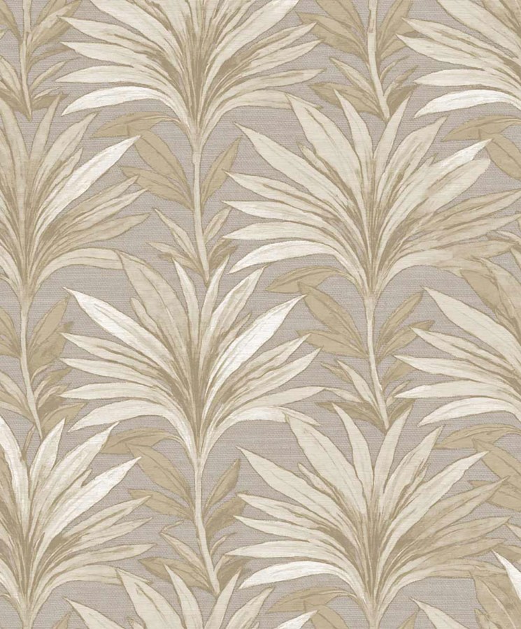 Vliesová tapeta na zeď, šedá, béžová, listy, 5810, Jaipur, Parato by Cristiana Masi - Parato by Cristiana Masi