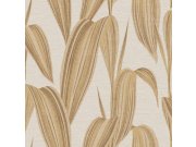 Vliesová tapeta na zeď, béžová, hnědá, listy, 5833, Jaipur, Parato by Cristiana Masi Tapety Yara - Parato by Cristiana Masi