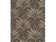 Vliesová tapeta na zeď, hnědá, šedá, listy, 5819, Jaipur, Parato by Cristiana Masi