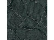 Vliesová tapeta na zeď, zelená, černá, imitace mramoru, Z81041, Philipp Plein 2, Zambaiti Parati