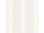 Vliesová tapeta na zeď, bílá, imitace hadí kůže, Z81033, Philipp Plein 2, Zambaiti Parati