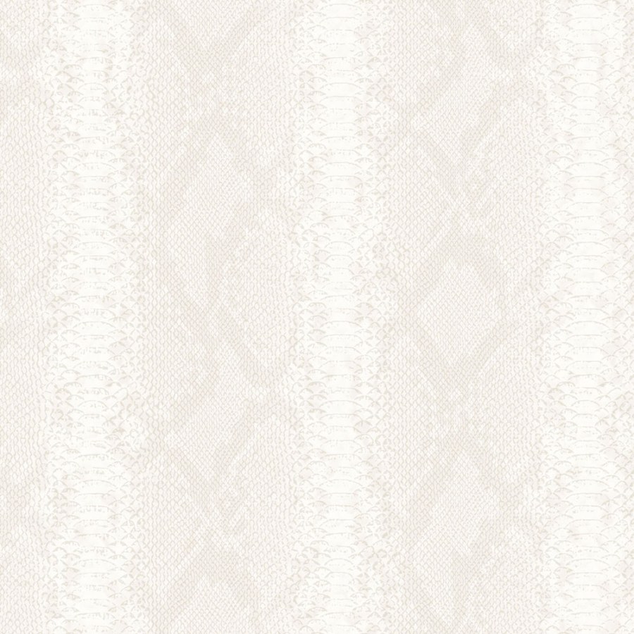 Vliesová tapeta na zeď, bílá, imitace hadí kůže, Z81033, Philipp Plein 2, Zambaiti Parati - Zambaiti Parati